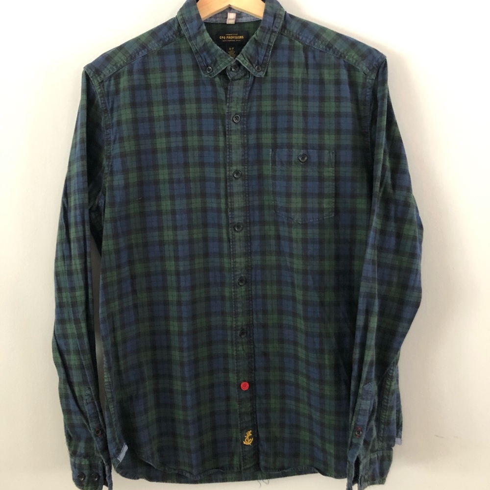 CPO flannel pattern button down